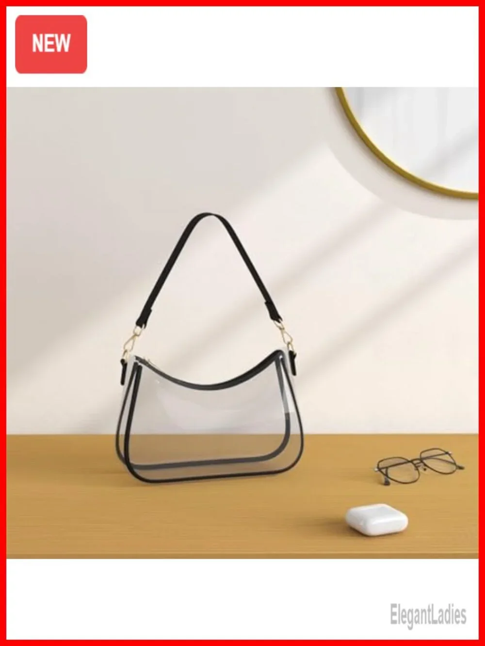 Faux Leather Hobo Tote Handbag for Women, Zipper Clutch Purse